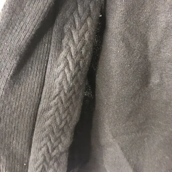 NWT Joan Vass wool blend black sweater vest, size large - Picture 5 of 12